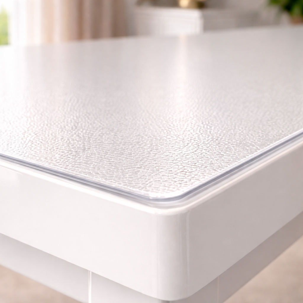 Elastyczne szkło 1,5 mm ryflowane na stół