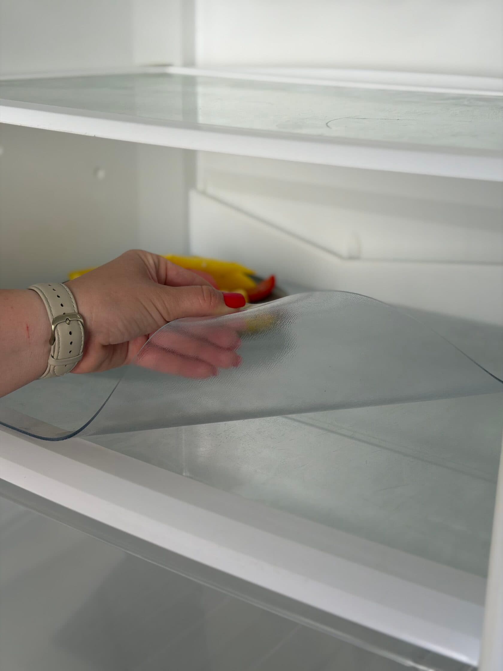 Transparent protective mat Ø40 cm soft glass mat