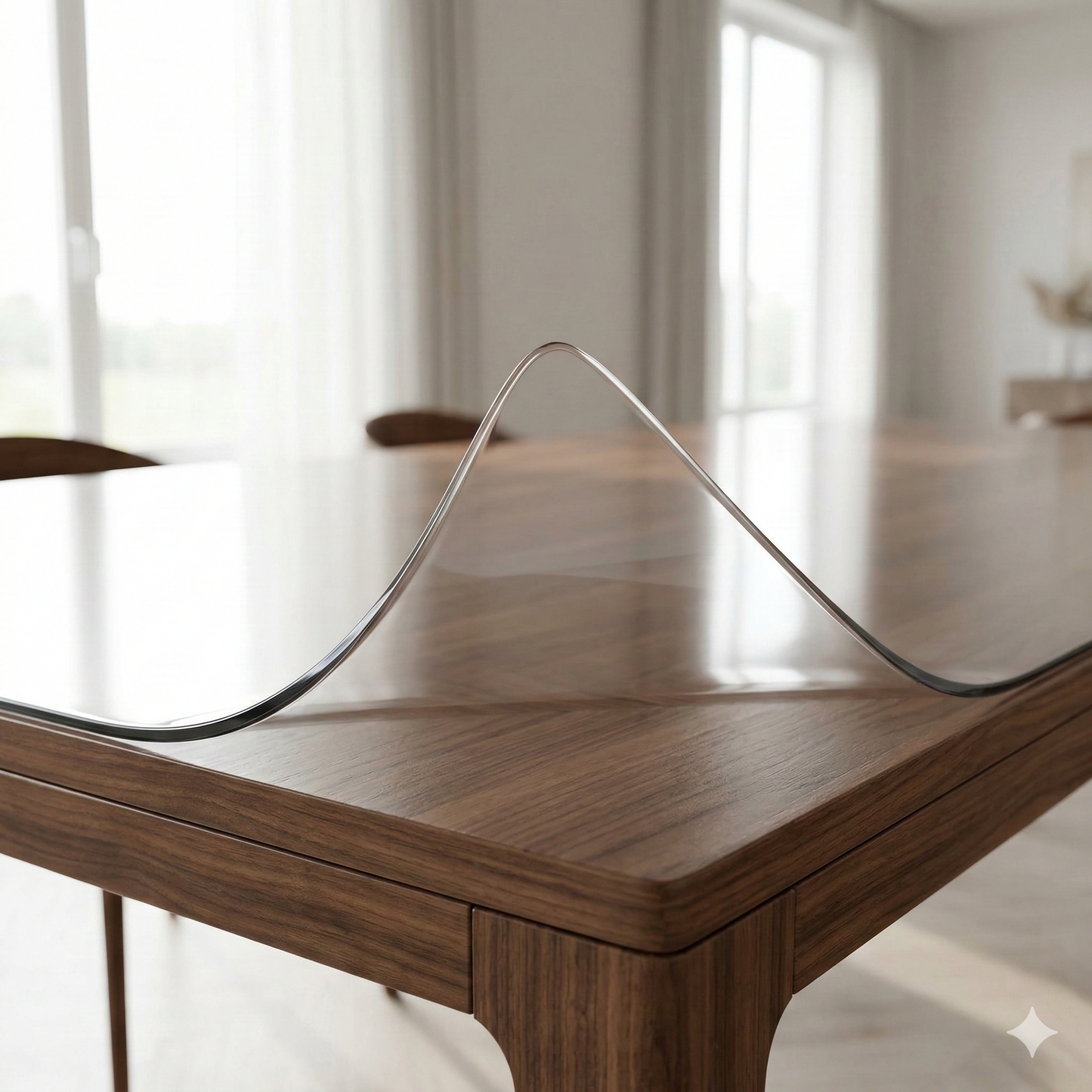 Elastyczne szkło 2 mm błyszczące na stół