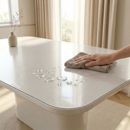 Elastyczne szkło 1,5 mm ryflowane na stół