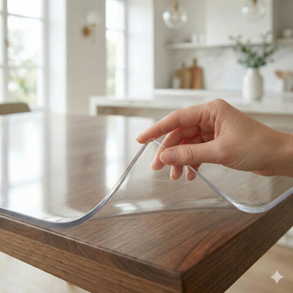 Elastyczne szkło 2 mm błyszczące na stół