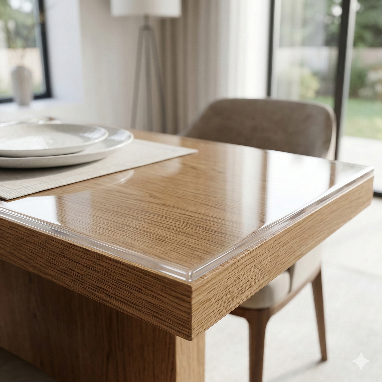 Elastyczne szkło 2 mm błyszczące na stół